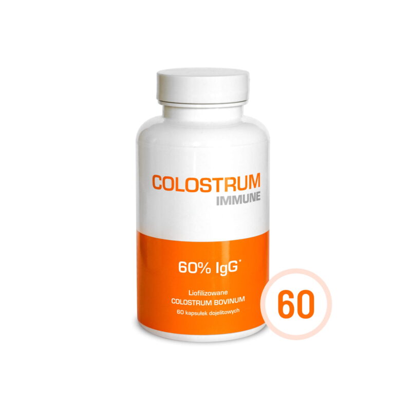 Colostrum Immune 60% IgG 60 kapsułek dojelitowych - obrazek 7