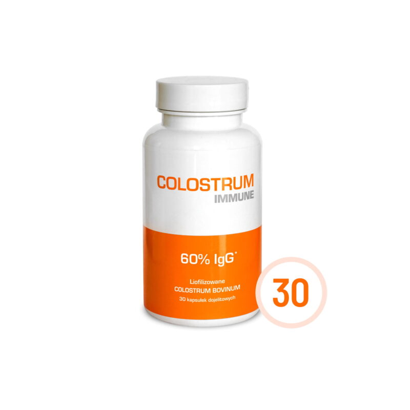 Colostrum Immune 60% IgG 30 kapsułek dojelitowych - obrazek 7