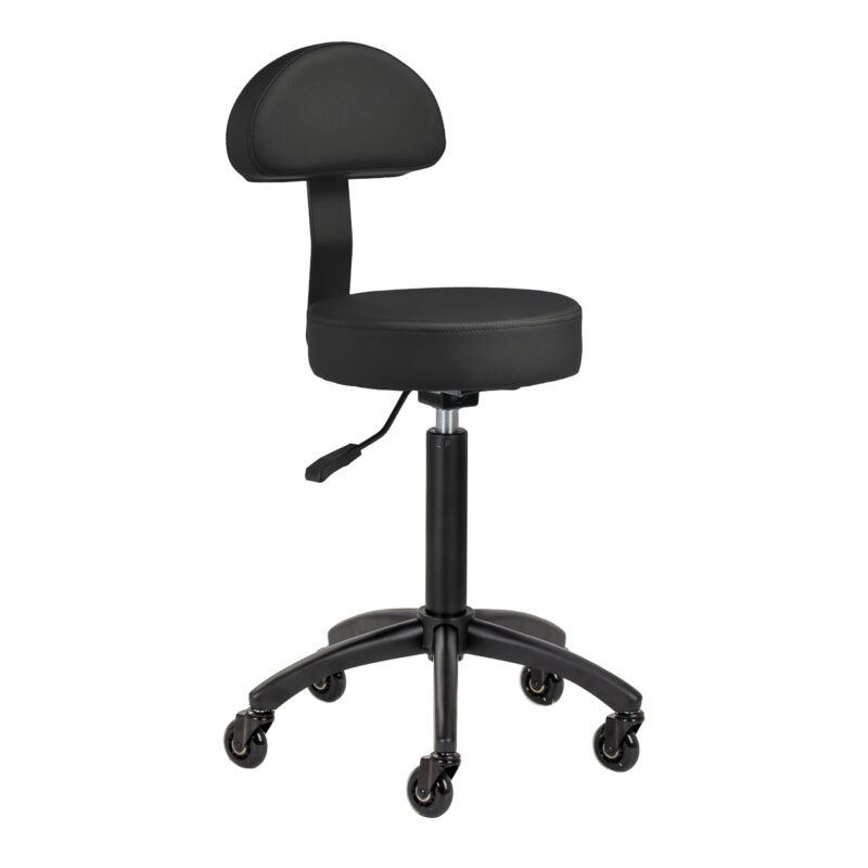 Gabbiano taboret fryzjerski D026 czarny